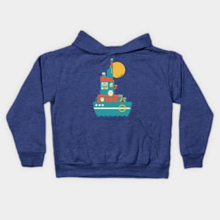 Owl a board Kids Hoodie